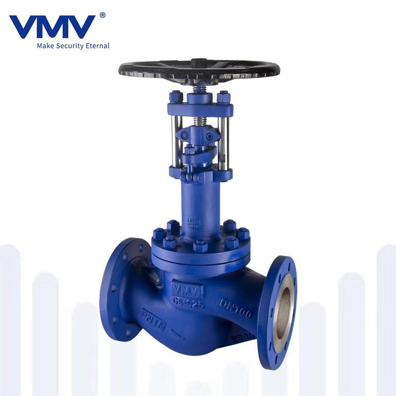 SUPER DIN STANDARD BELLOWS SEALED GLOBE VALVE